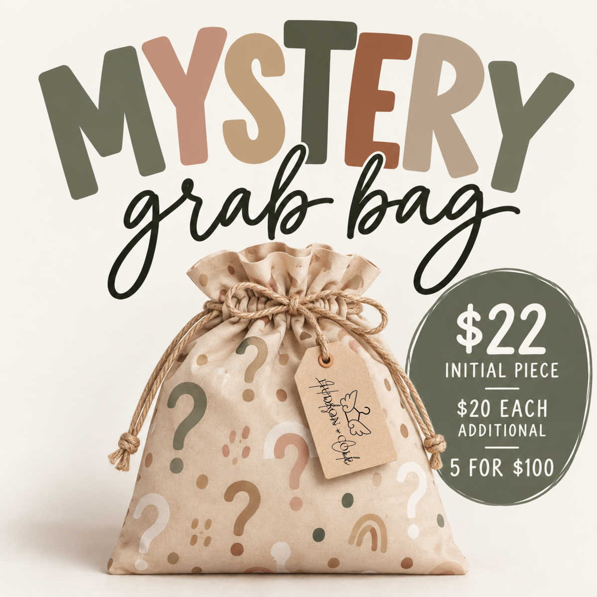 MYSTERY GRAB BAGS | ETAT: Late Dec/Early Jan
